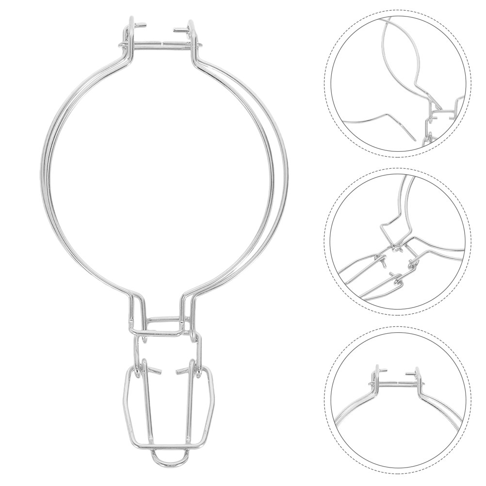 Mason Jar Wide Mouth - 3 stuks roestvrijstalen draadklem voor wijdemondige