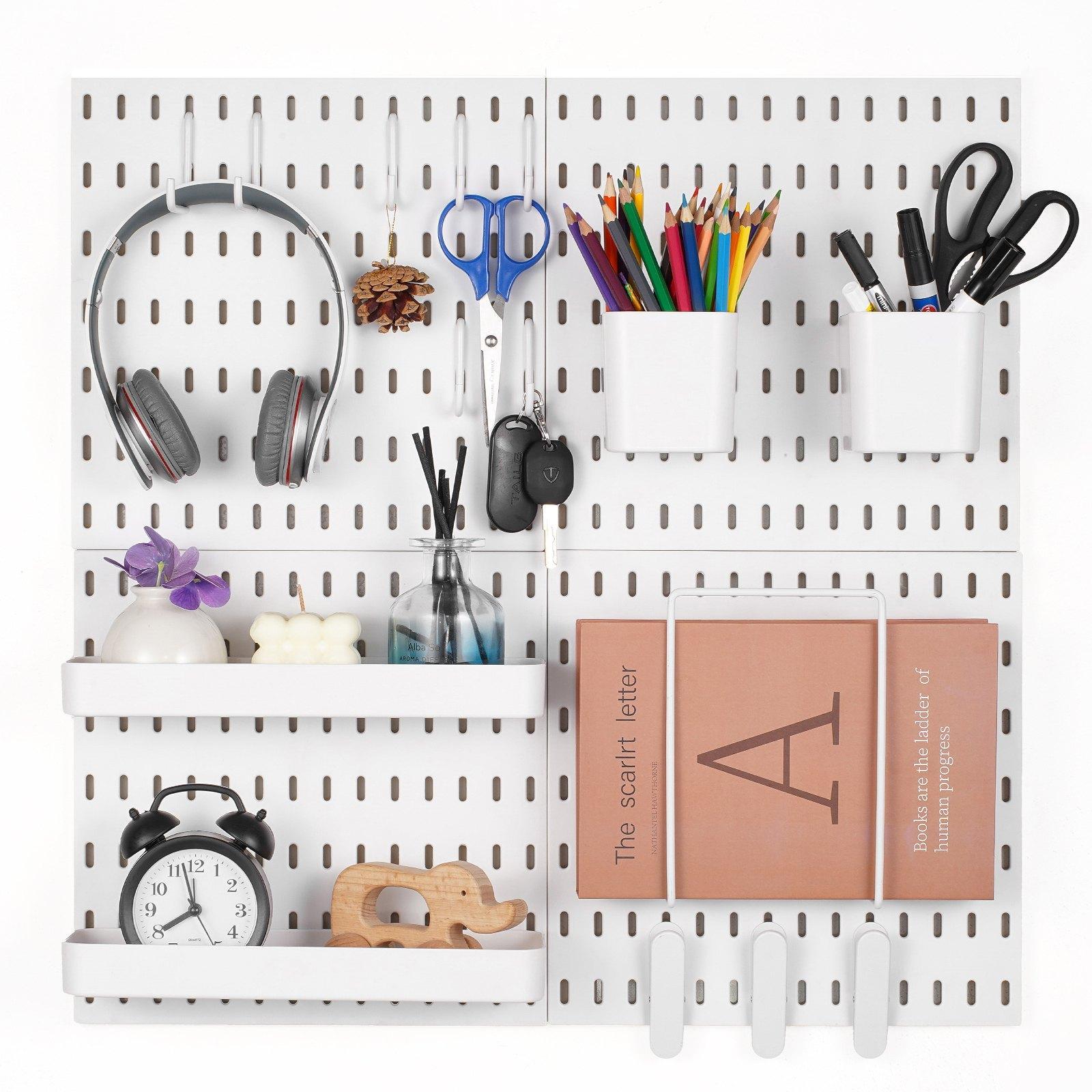 Food Storage Room - Modulaire Plastic Pegboard Wandorganizer Combinatie Set