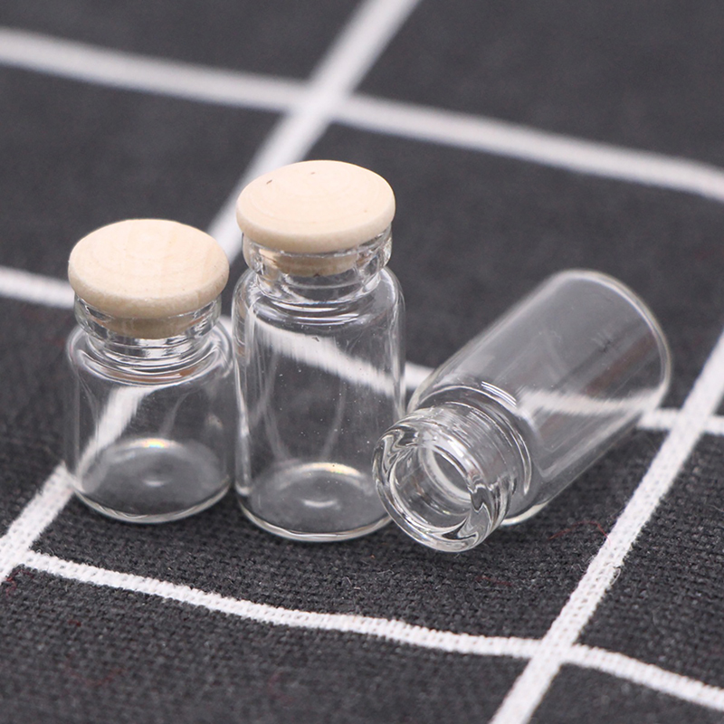 Food Storage Jar Glass - 4 Stuks Poppenhuis Miniatuur Transparante Glazen