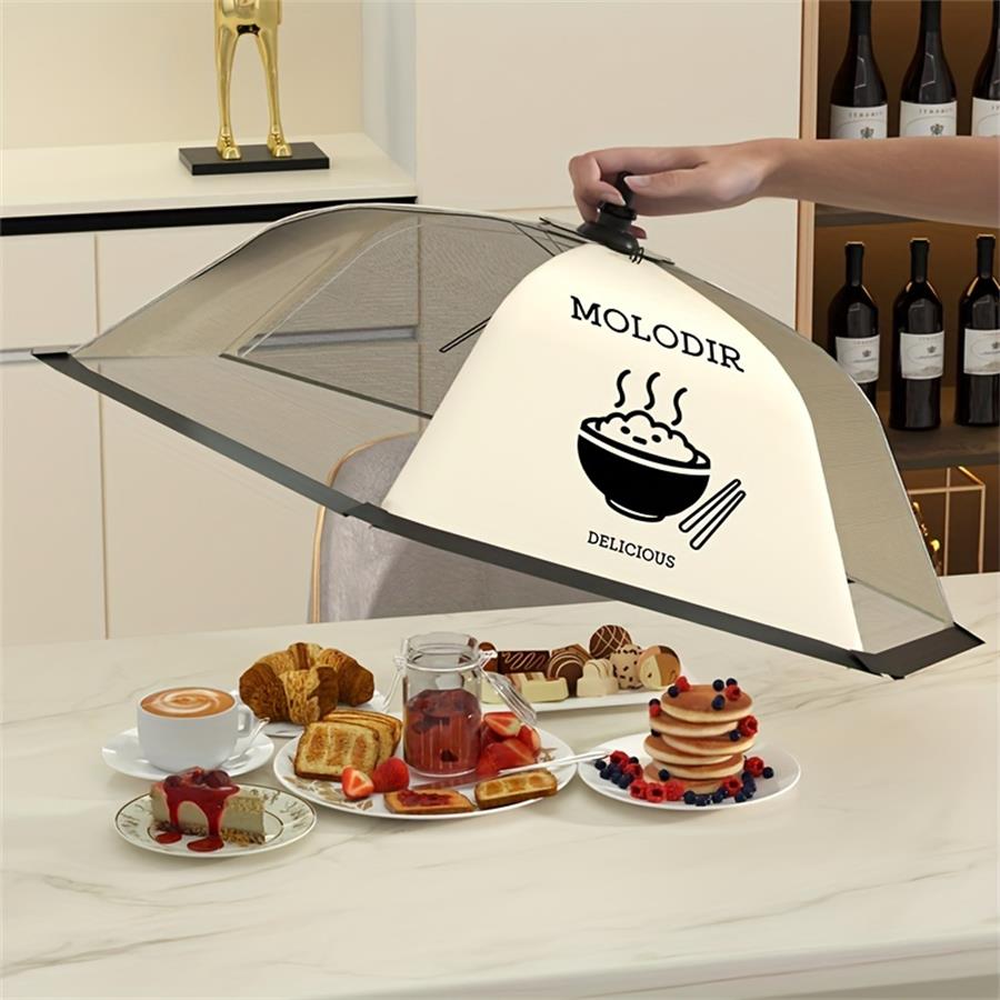 Food Storage On Table - 1 Opvouwbare voedselafdekking, groenteafdekking, eettafelafdekking, groente-parasol,
