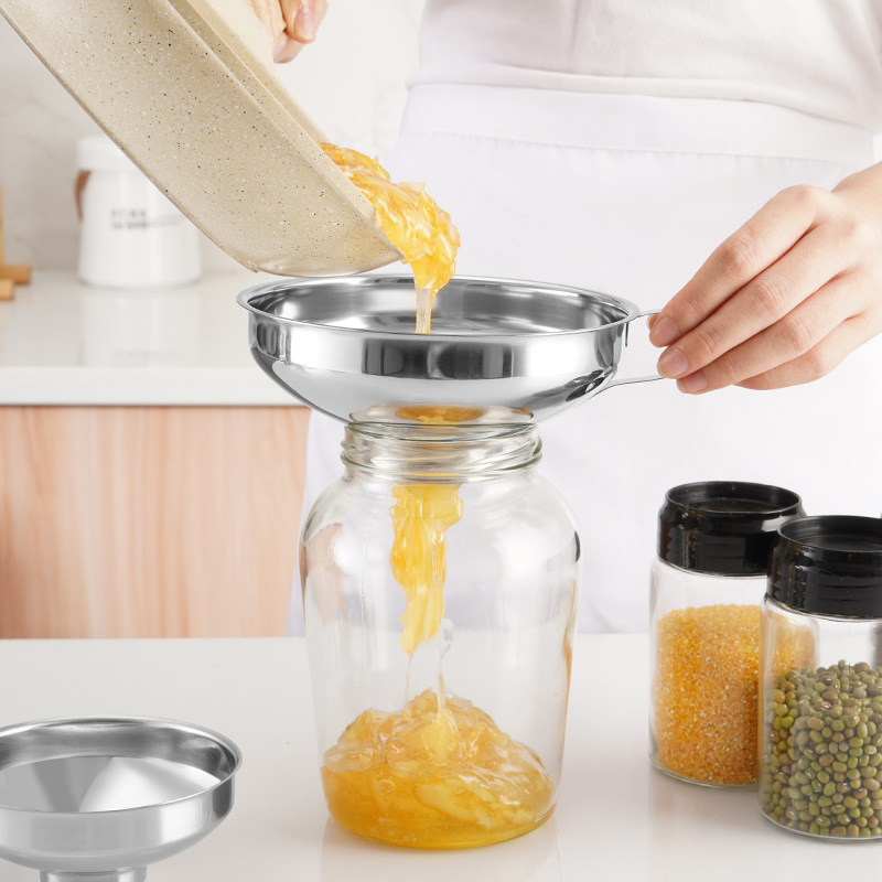 Mason Jar Wide Mouth - Rvs Brede Mond Trechter Inblikken Trechter