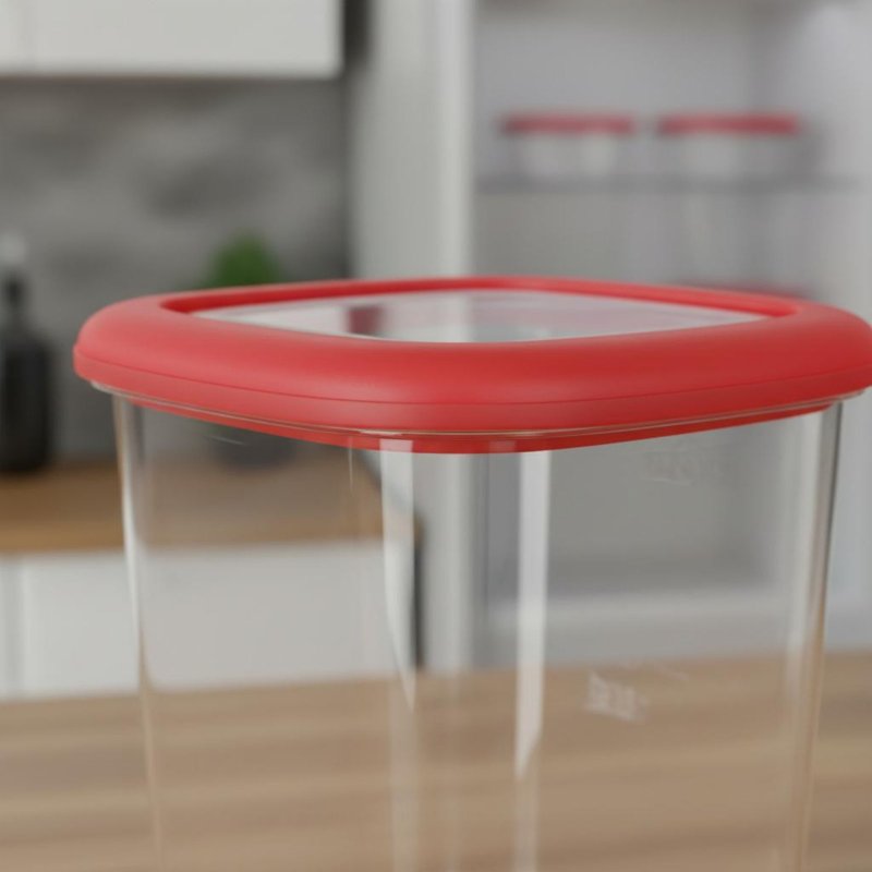 Food Storage Pantry - 6-delige luchtdichte voedselbewaarset met transparant design,