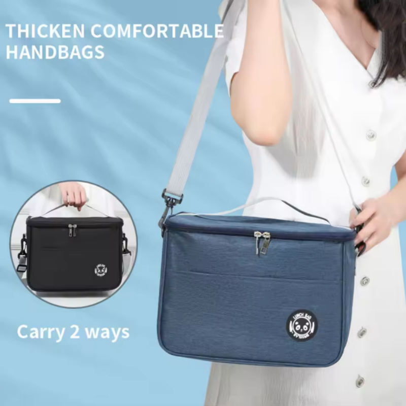 Food Storage Keep Warm - Thermische Bento-tas met één schouderriem, dikke