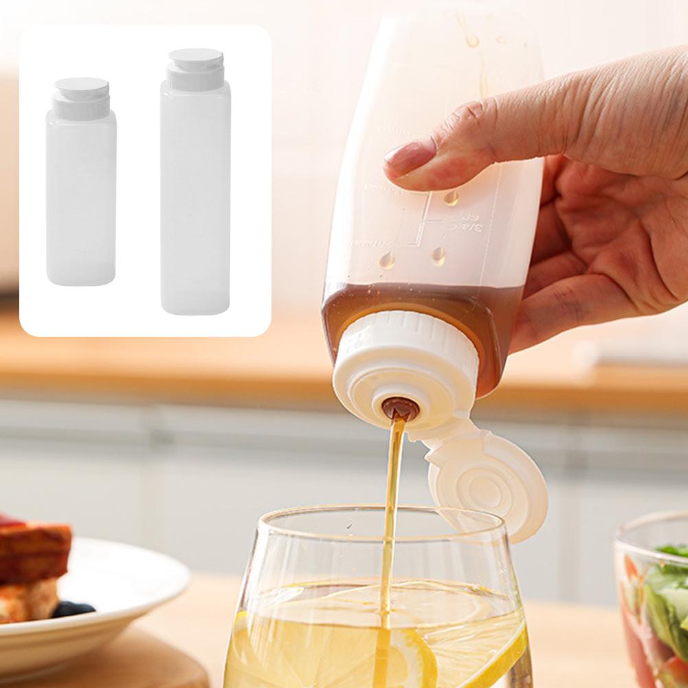 Salad Dressing Bottle - 200/300 Ml Kruiderij Knijpfles Visuele Schaal