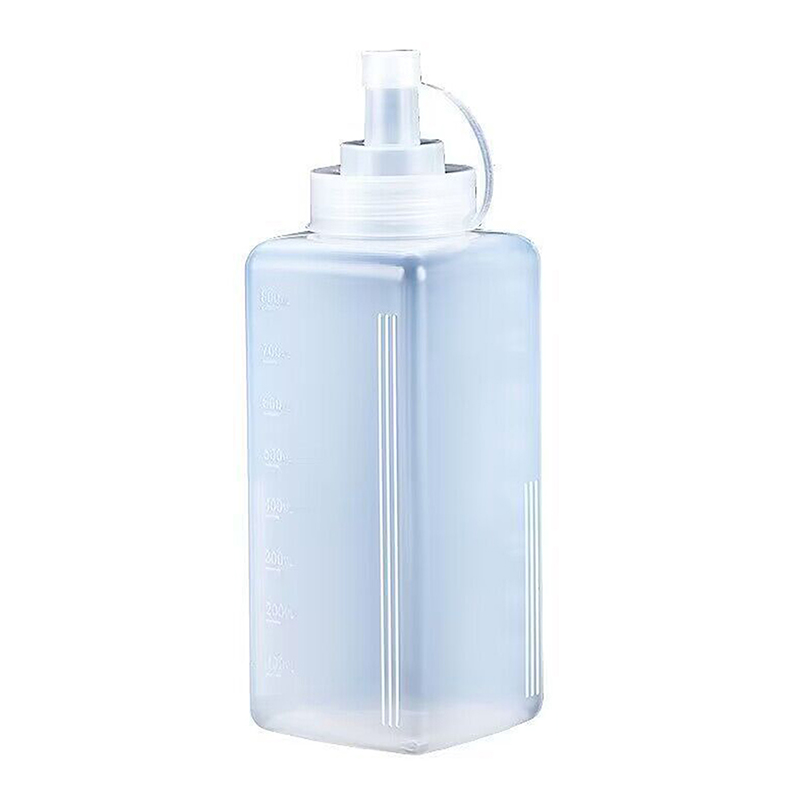 Salad Dressing Bottle - 600/800/1000ML Knijpfles voor sauzen, grote opening,