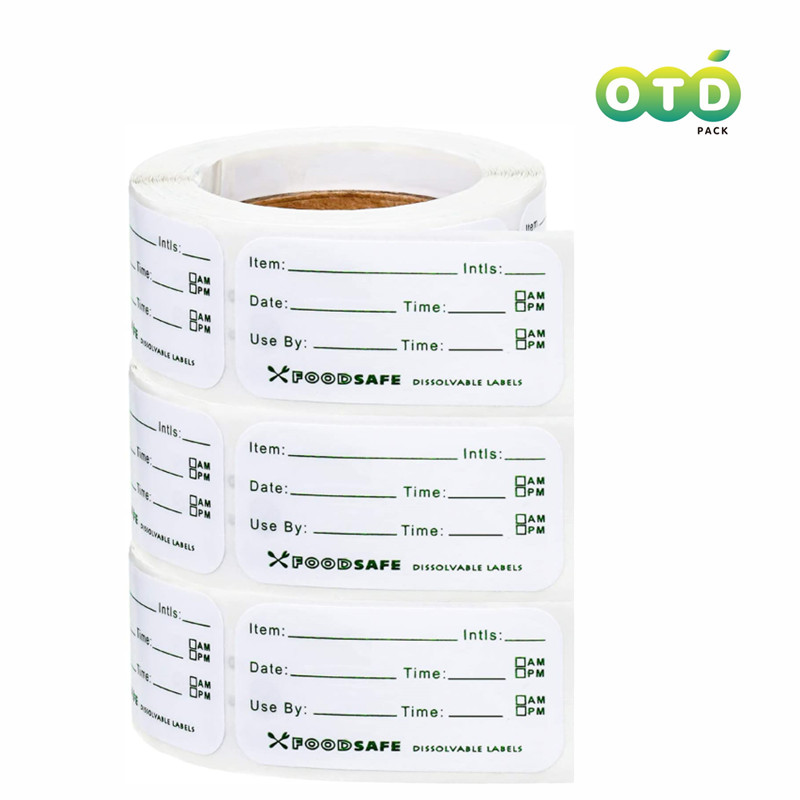 Food Storage In Restaurant - 300/pcs Voedselopslaglabels Zelfklevende verwijderbare voedseletiketten Voedselopslag