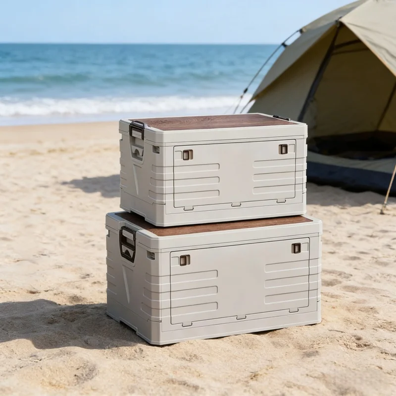 Food Storage On Table - Auto-opbergbak Buiten Kamperen Opvouwbare opbergbox Grote