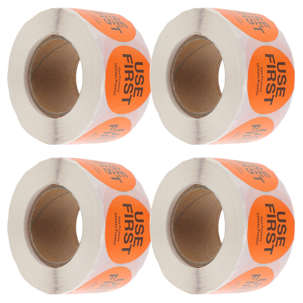 Food Storage In Restaurant - 4 rollen gebruiksvriendelijke stickers voor voedselservice,