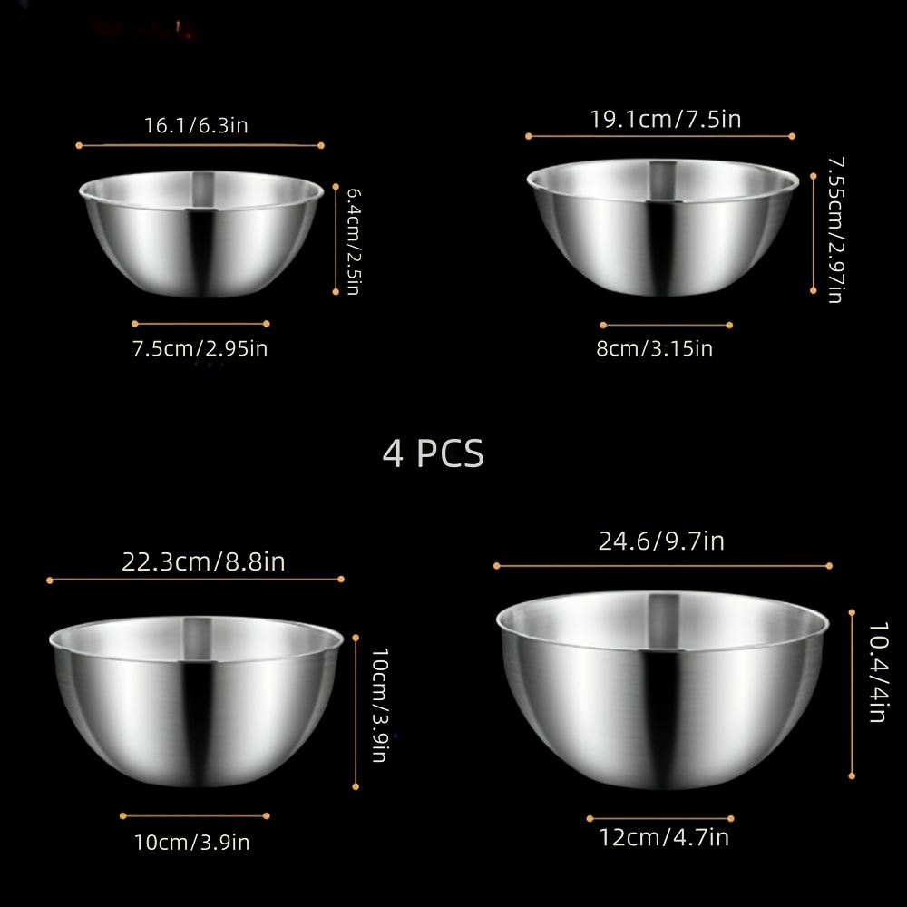 4-delige set roestvrijstalen s - Food Storage And Preparation recensie en prijs