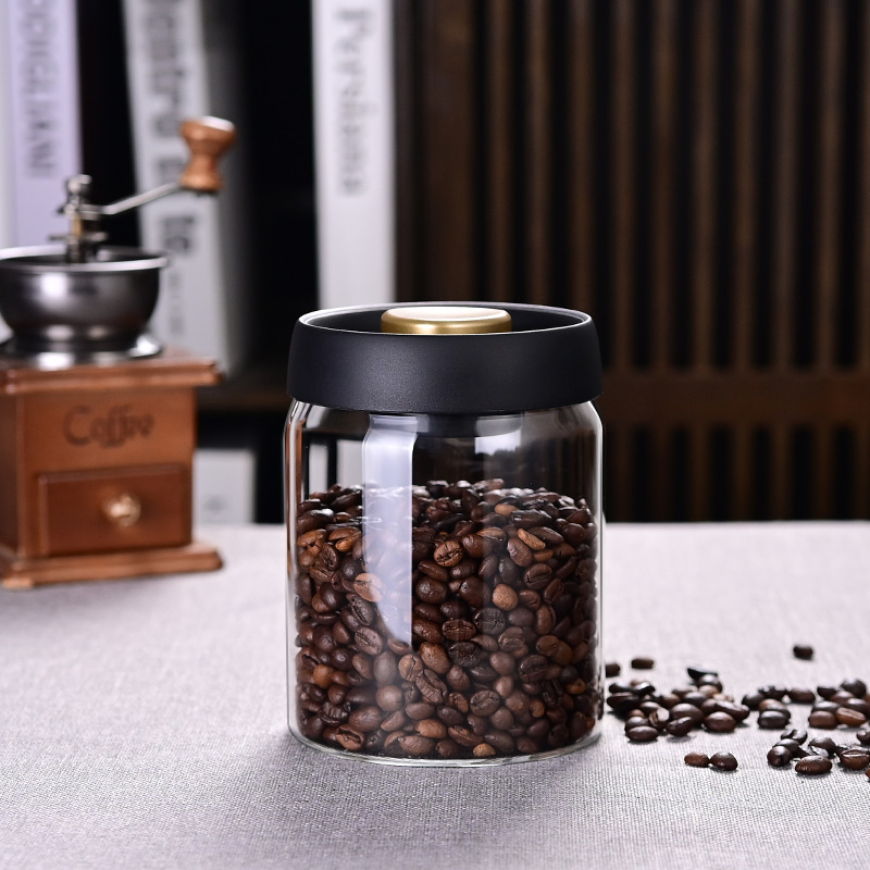 Koffiebonen bewaarpot, vacuüm  - Food Storage Jar Glass recensie en prijs
