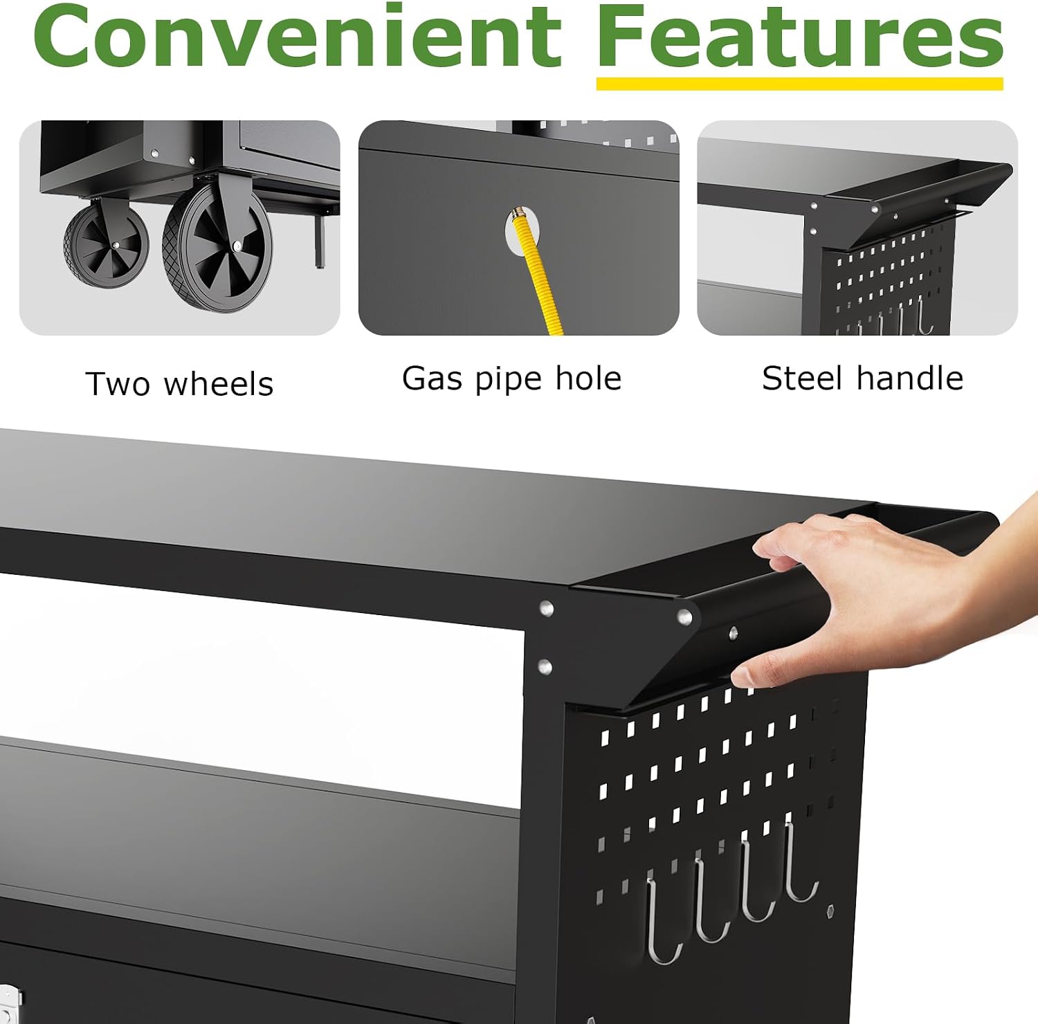 Buitenkeuken op wielen met opb - Food Storage On Table recensie en prijs