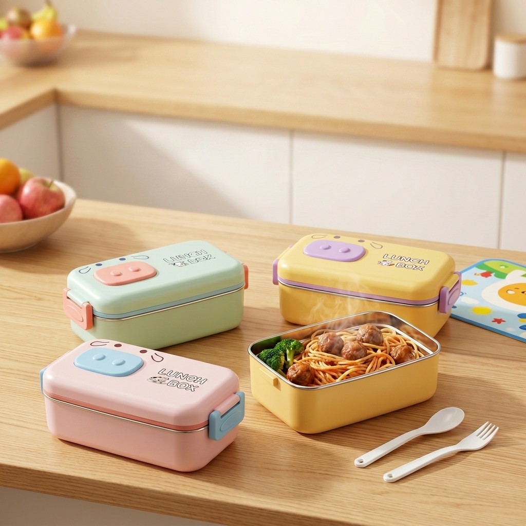 304 RVS Bento Box Lekvrij Verd - Food Storage Underground recensie en prijs
