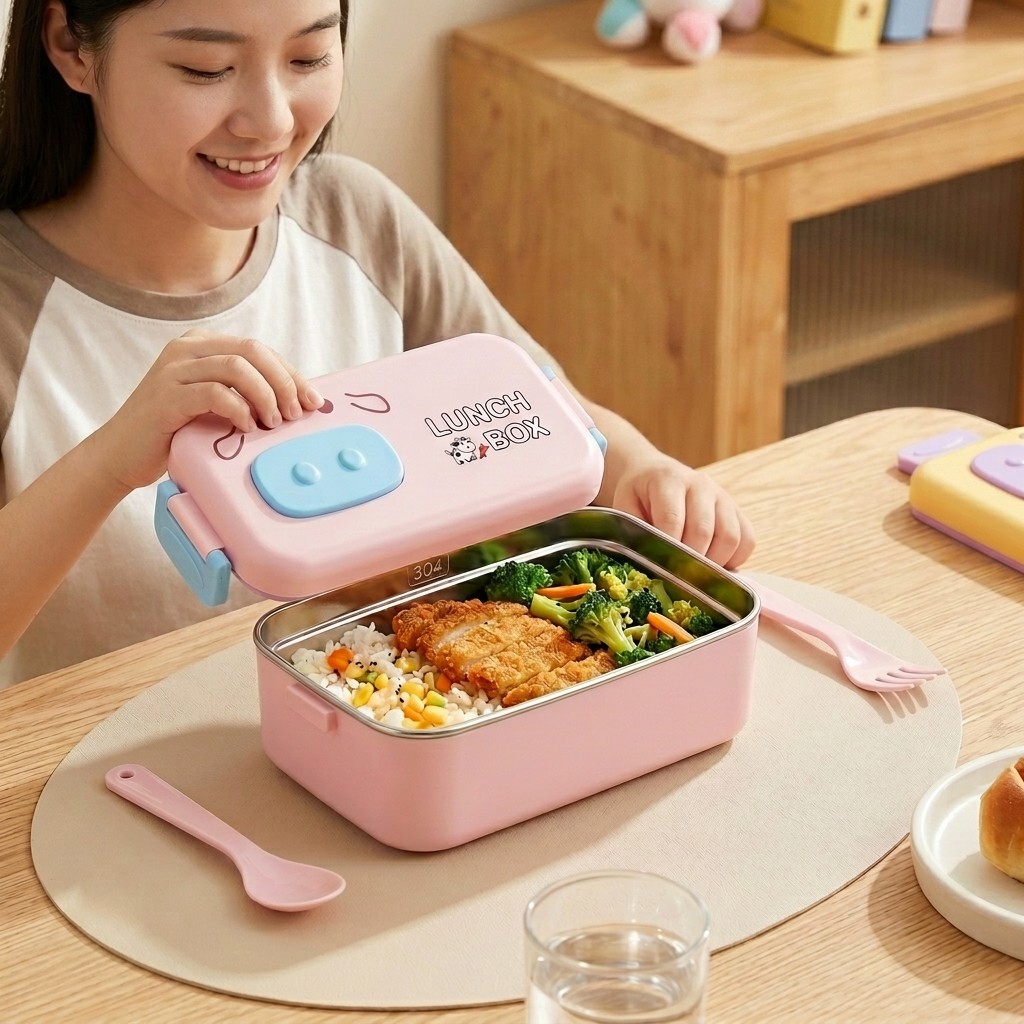 304 RVS Bento Box Lekvrij Verd - Food Storage Underground recensie en prijs