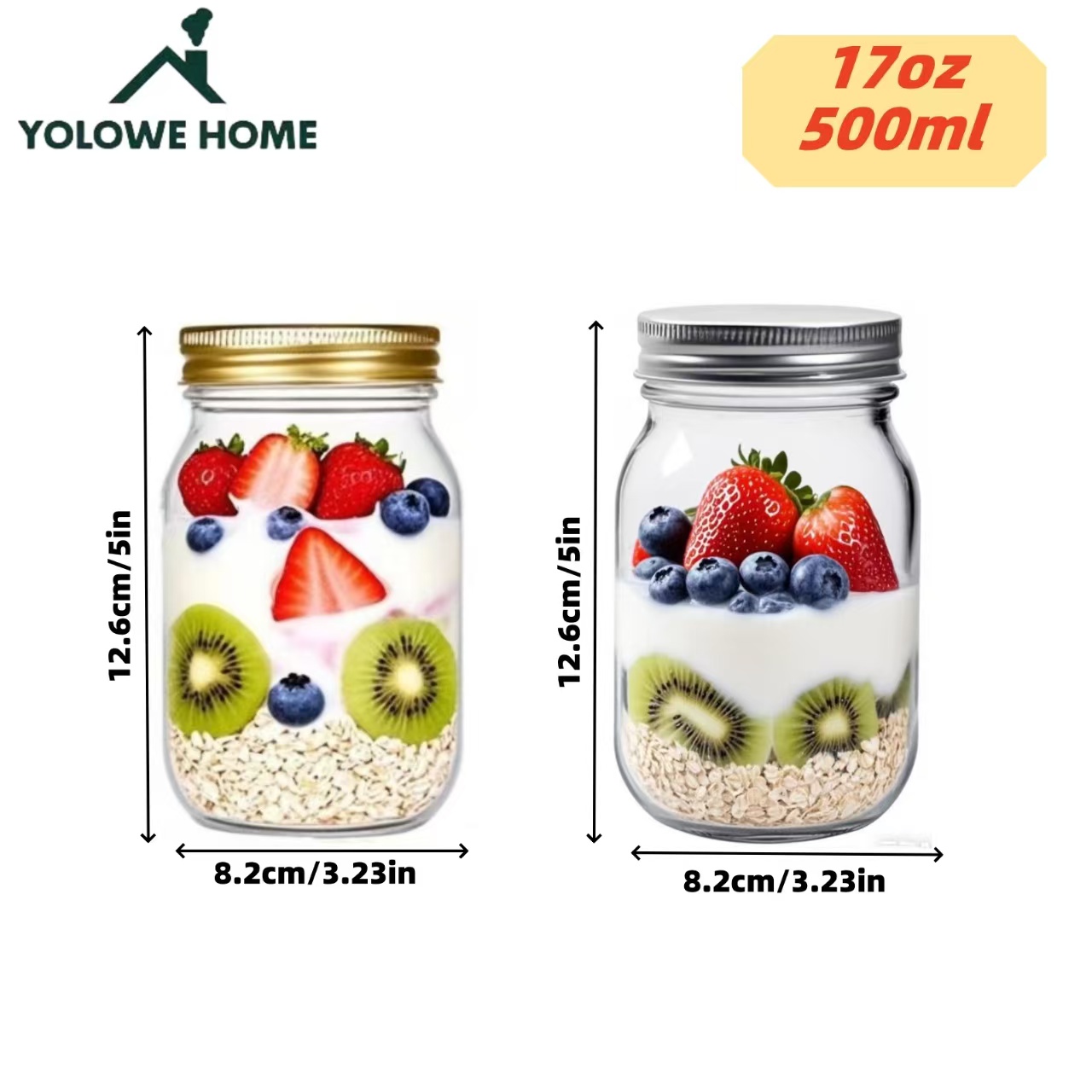 6 stuks, 12 stuks, 500 ml/16 o - Salad Dressing Bottle recensie en prijs