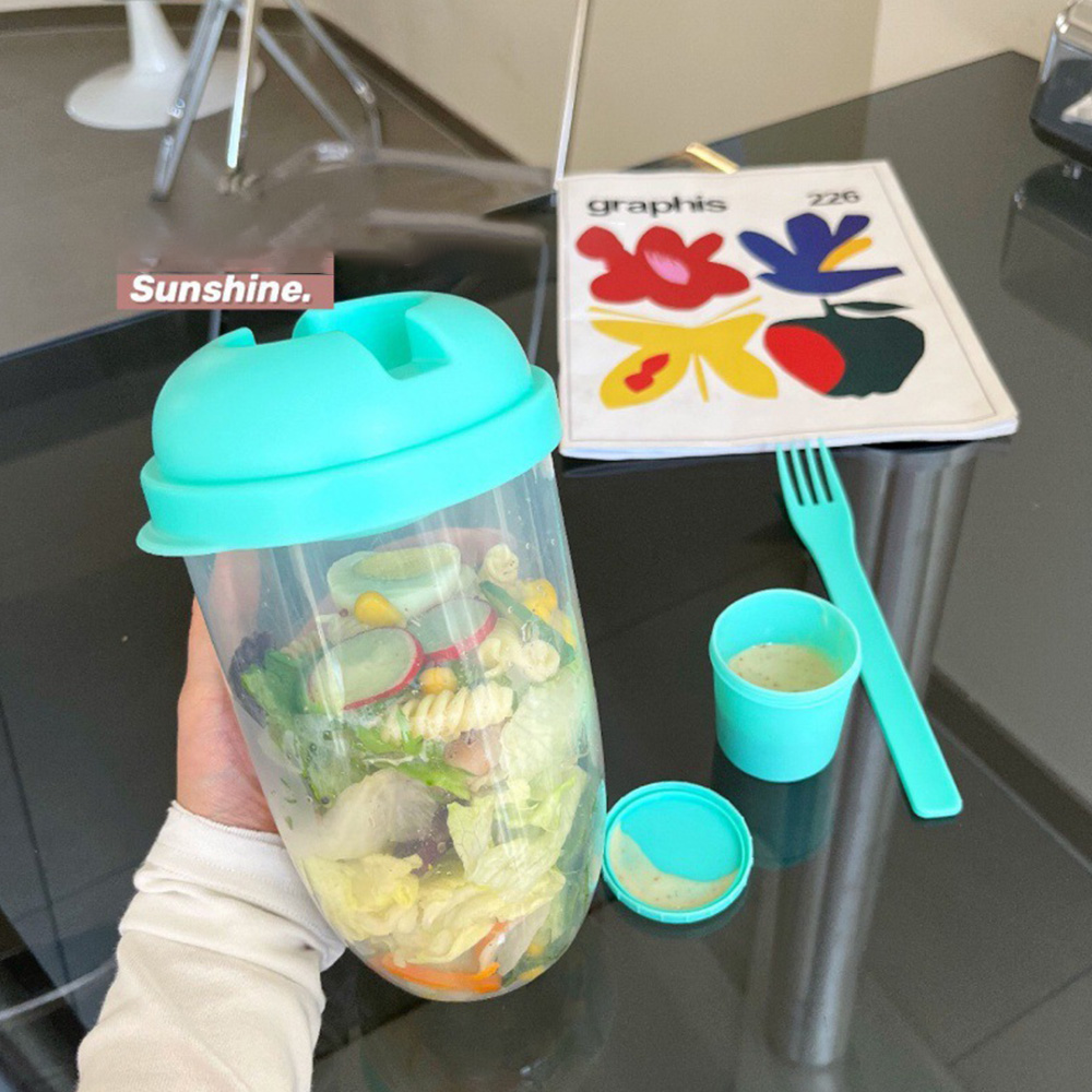 1 Stuk Wit/Groen Draagbare Fle - Salad Dressing Bottle recensie en prijs