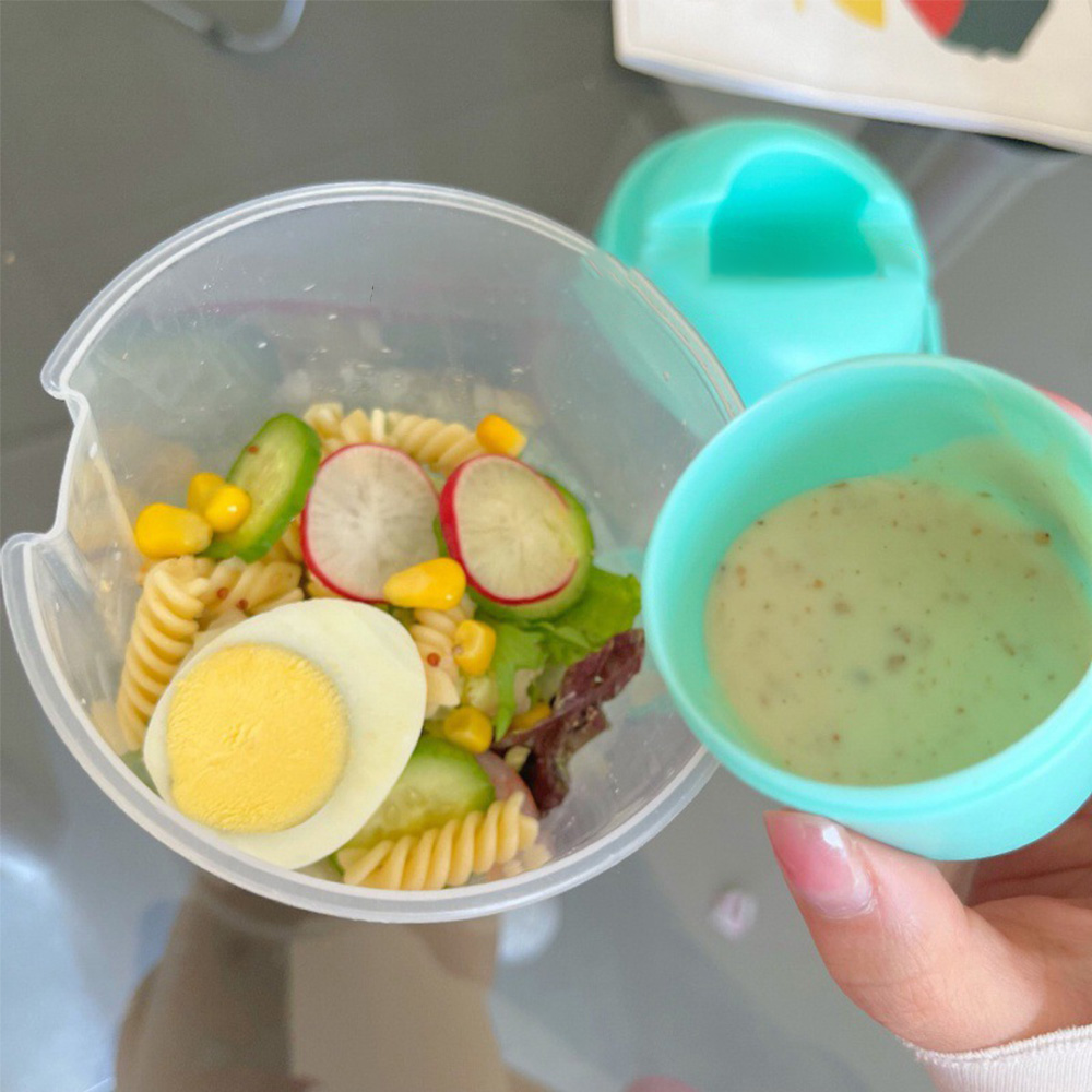 1 Stuk Wit/Groen Draagbare Fle - Salad Dressing Bottle recensie en prijs