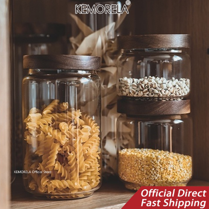 Houten deksel Glazen luchtdich - Food Storage Jar Glass recensie en prijs