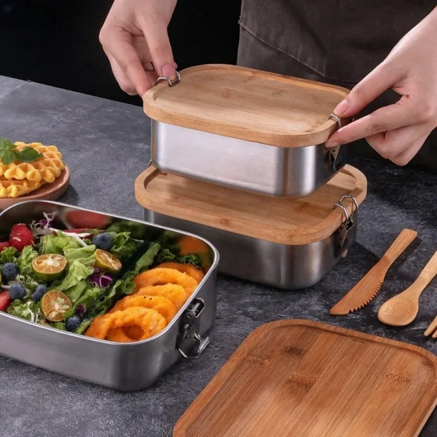 Nieuwe 304 Roestvrijstalen Bam - Food Storage On Table recensie en prijs