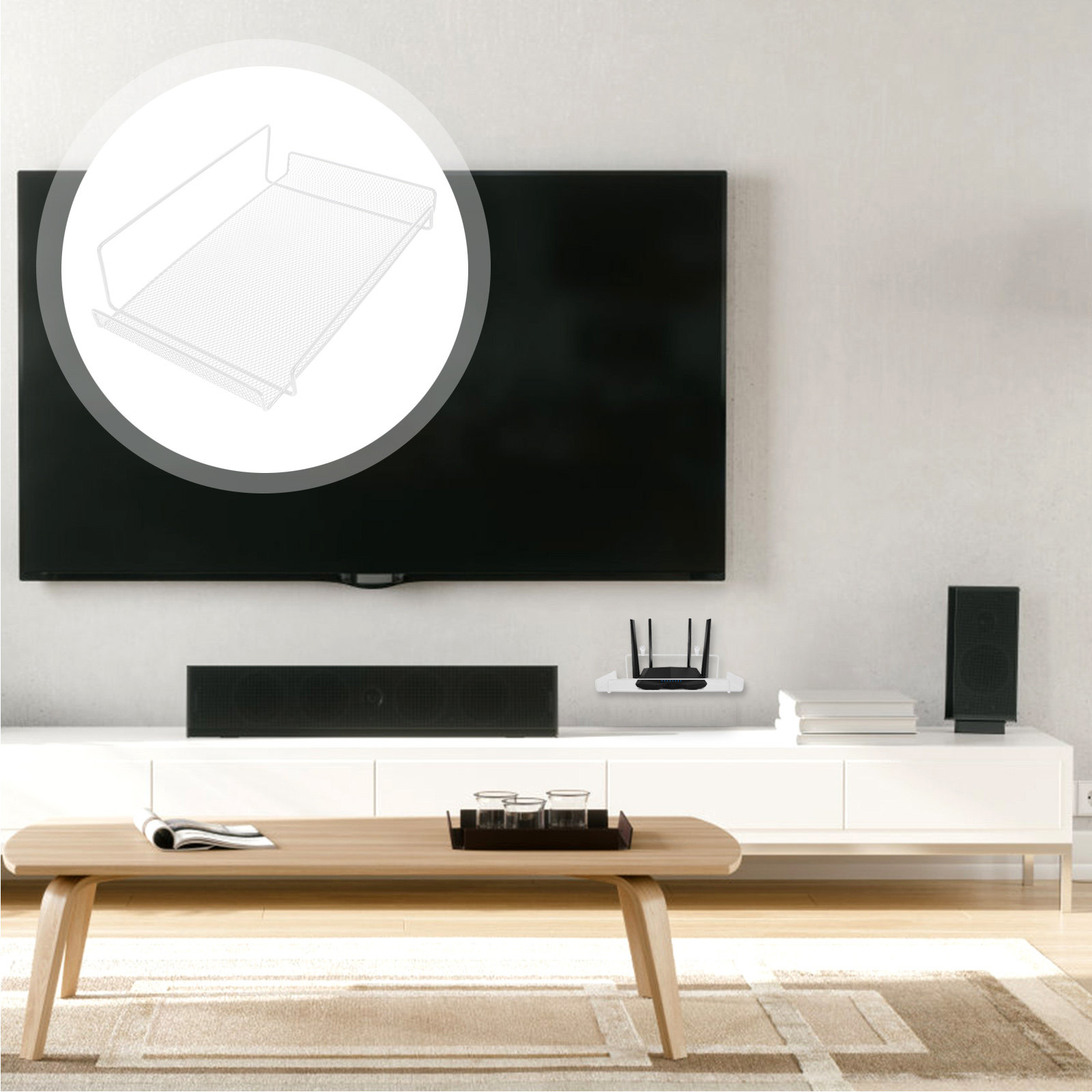 Wandmontage Router Opbergrek I - Food Storage Room recensie en prijs