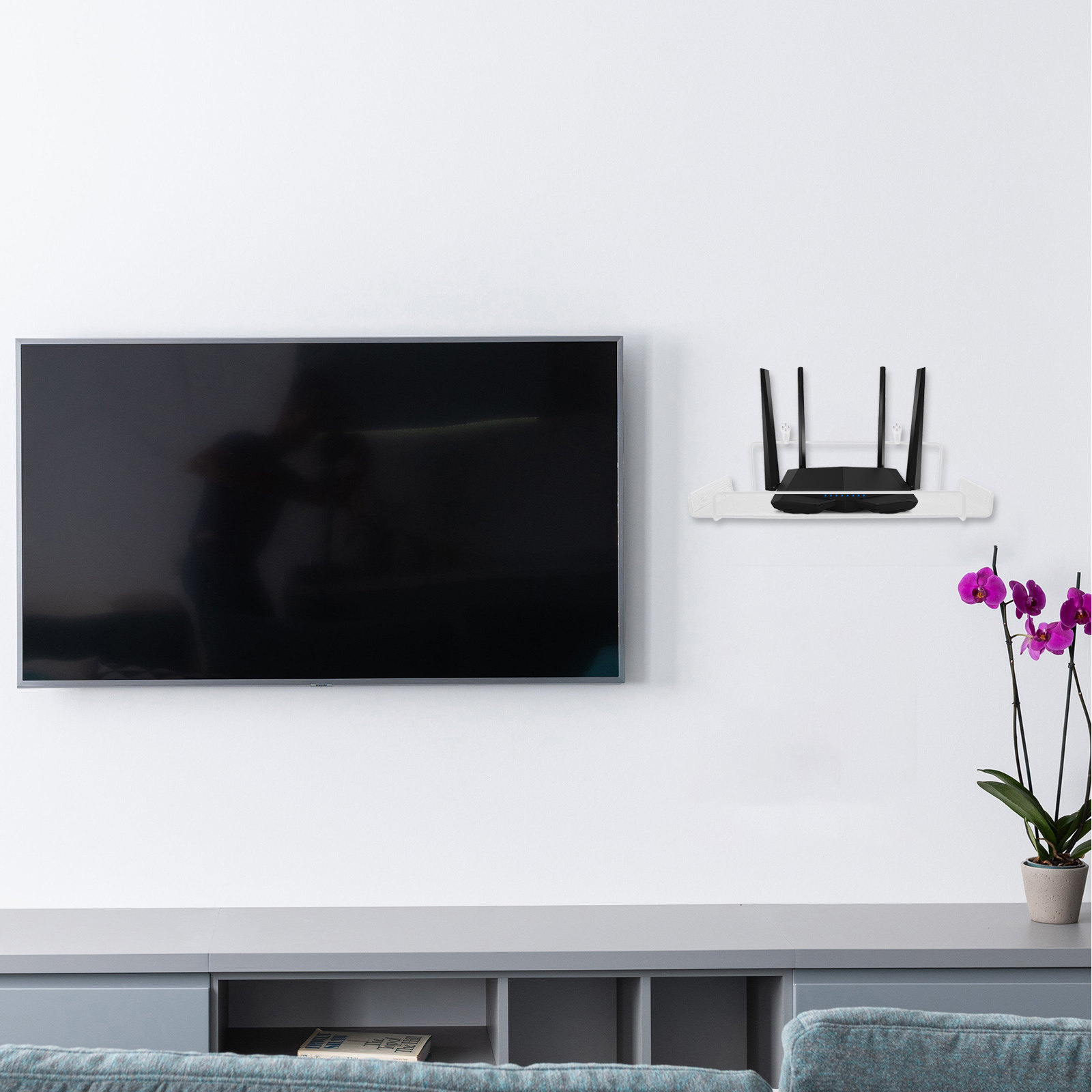 Wandmontage Router Opbergrek I - Food Storage Room recensie en prijs