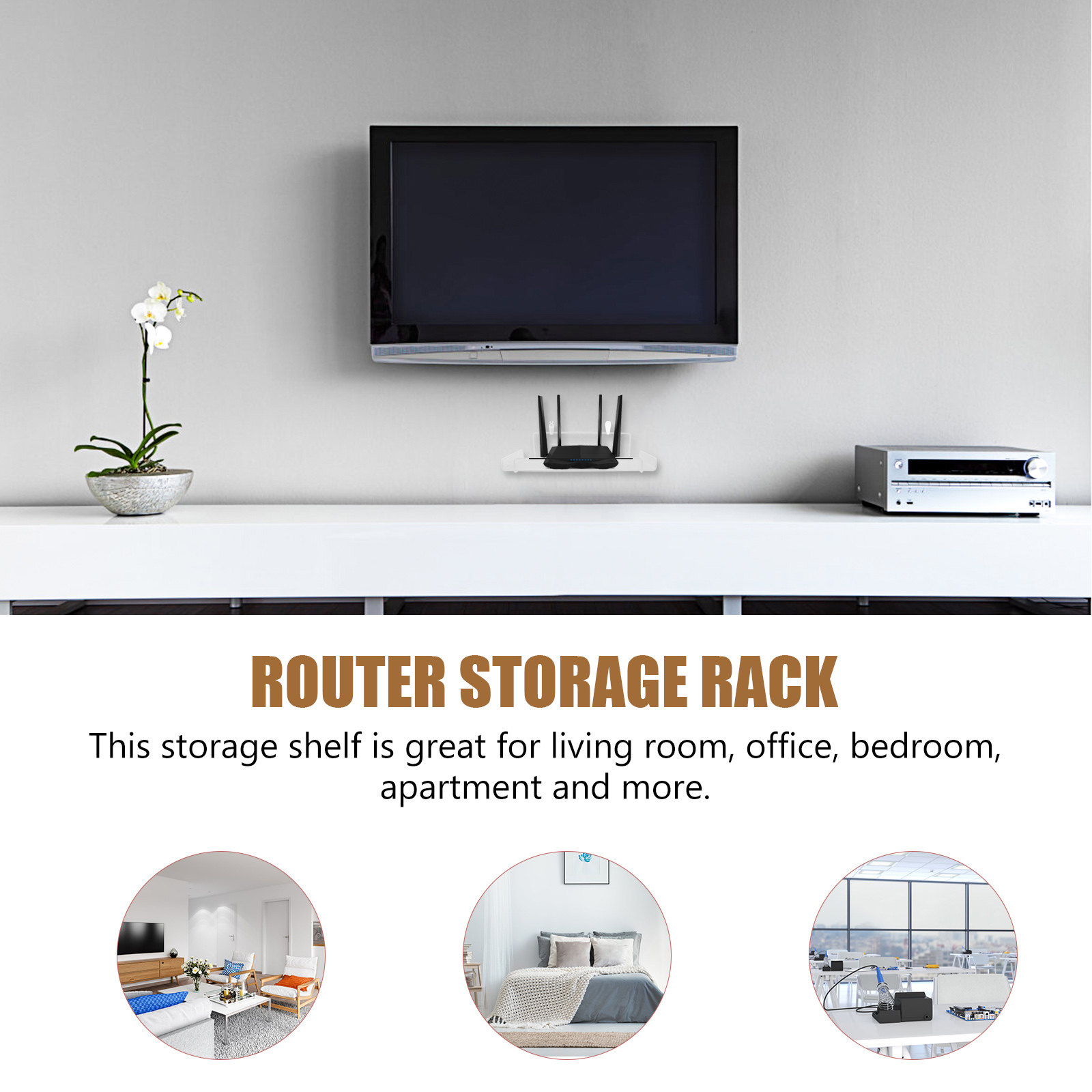 Wandmontage Router Opbergrek I - Food Storage Room recensie en prijs