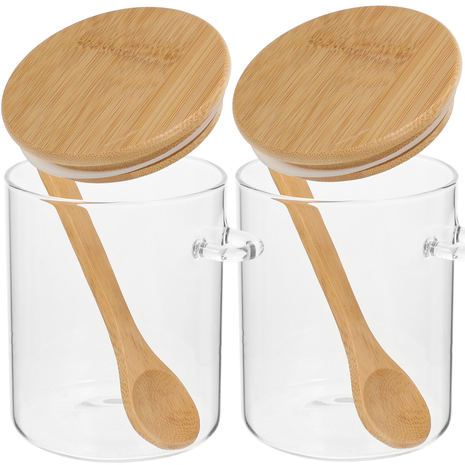 2 stuks meel-suiker opbergcont - Food Storage Jar Glass recensie en prijs
