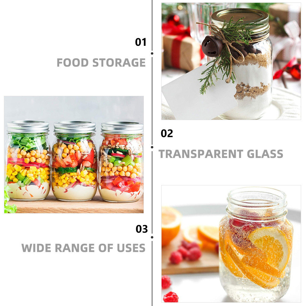 6 stuks transparante ronde gla - Food Storage Jar Glass recensie en prijs