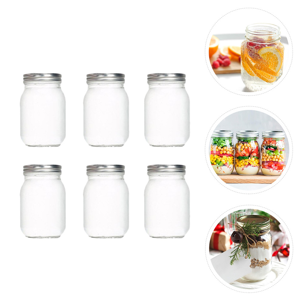 6 stuks transparante ronde gla - Food Storage Jar Glass recensie en prijs
