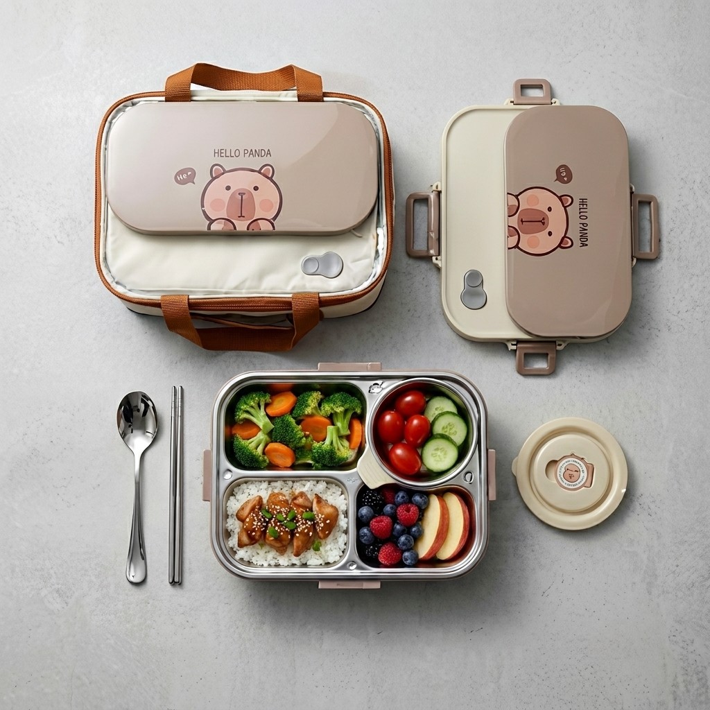 304 RVS Bento Lunchbox Set 4/5 - Food Storage Underground recensie en prijs
