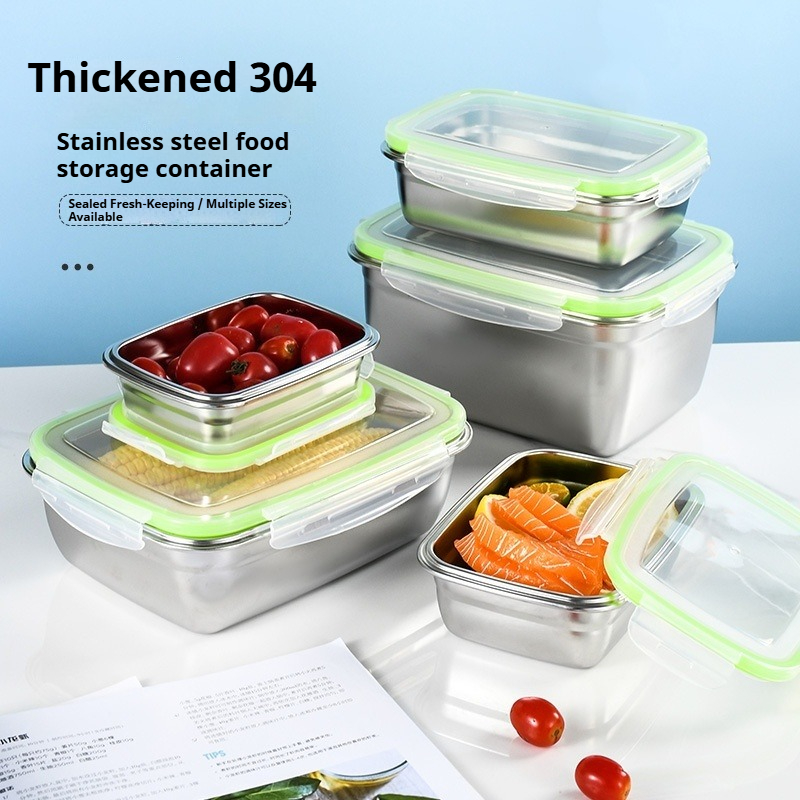 Lunchbox-set van 304 roestvrij - Food Storage On Table recensie en prijs