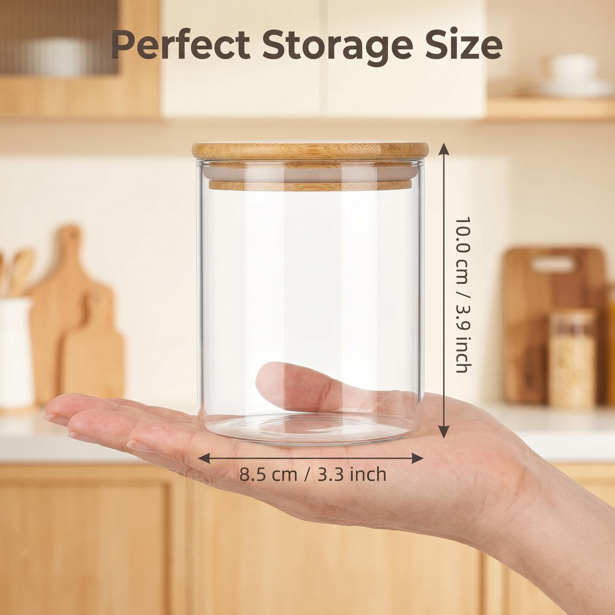 9-delige glazen voorraadpotten - Food Storage Jar Glass recensie en prijs