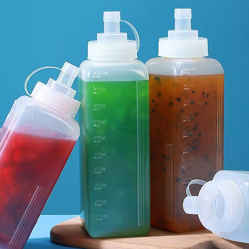 600/800/1000ML Knijpfles voor  - Salad Dressing Bottle recensie en prijs