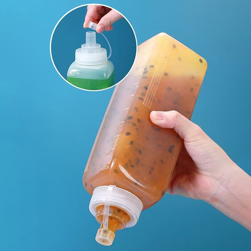 600/800/1000ML Knijpfles voor  - Salad Dressing Bottle recensie en prijs