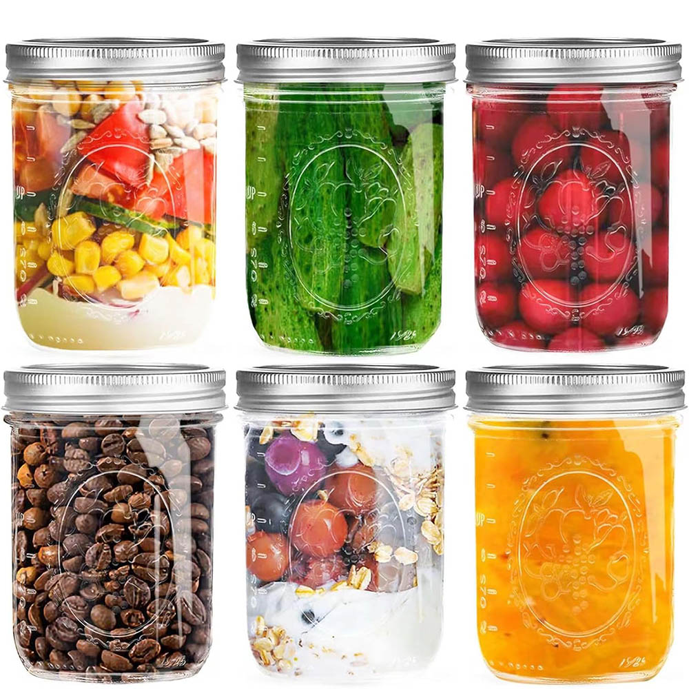 16oz brede-mond Mason-potten m - Mason Jar Wide Mouth recensie en prijs
