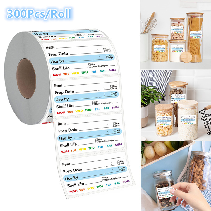 300 stks/rol Keuken Datum Voed - Food Storage Expiration Dates recensie en prijs