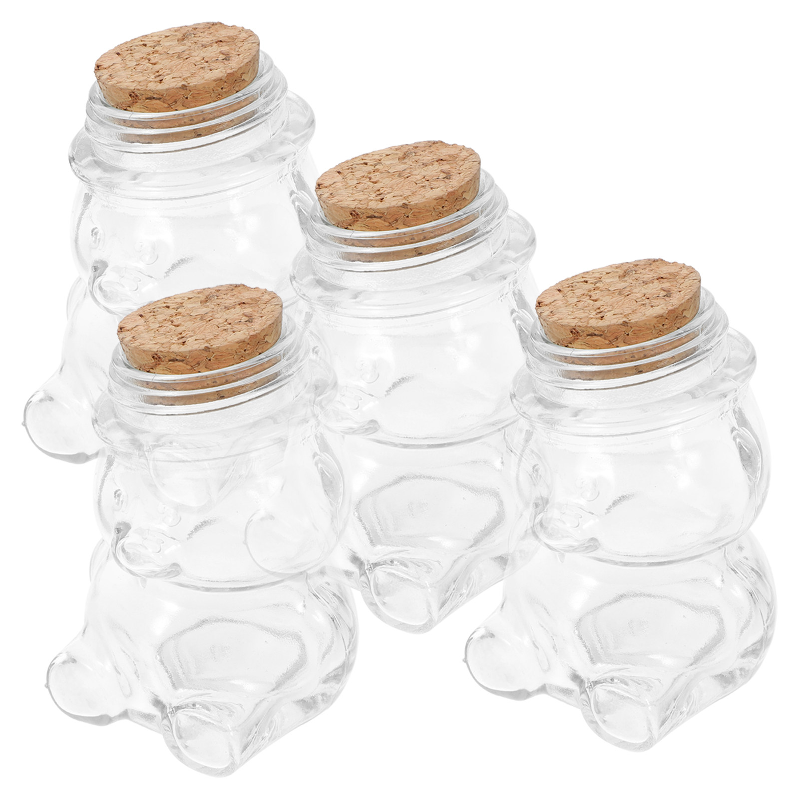 4-delige glazen snoepkruikense - Food Storage Jar Glass recensie en prijs