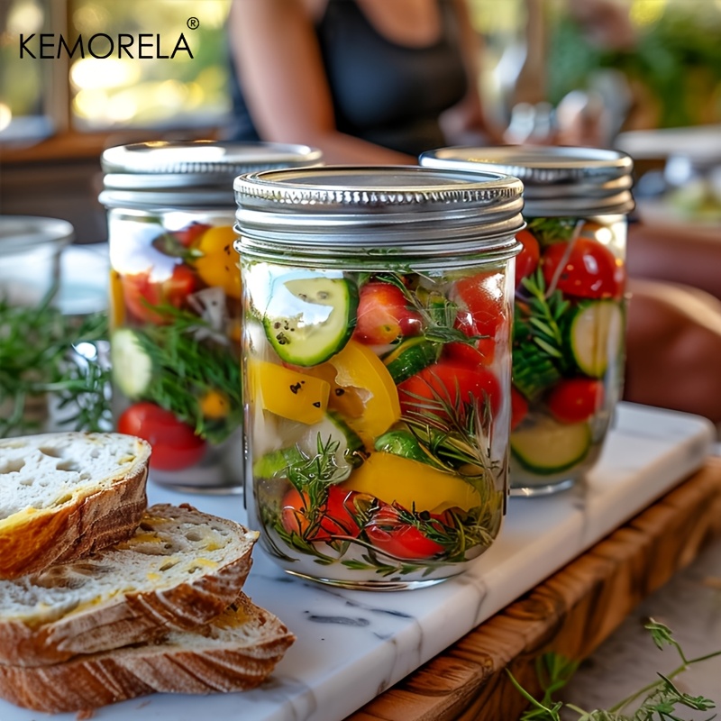 KEMORELA Mason Jars 350ML met  - Salad Dressing Bottle recensie en prijs