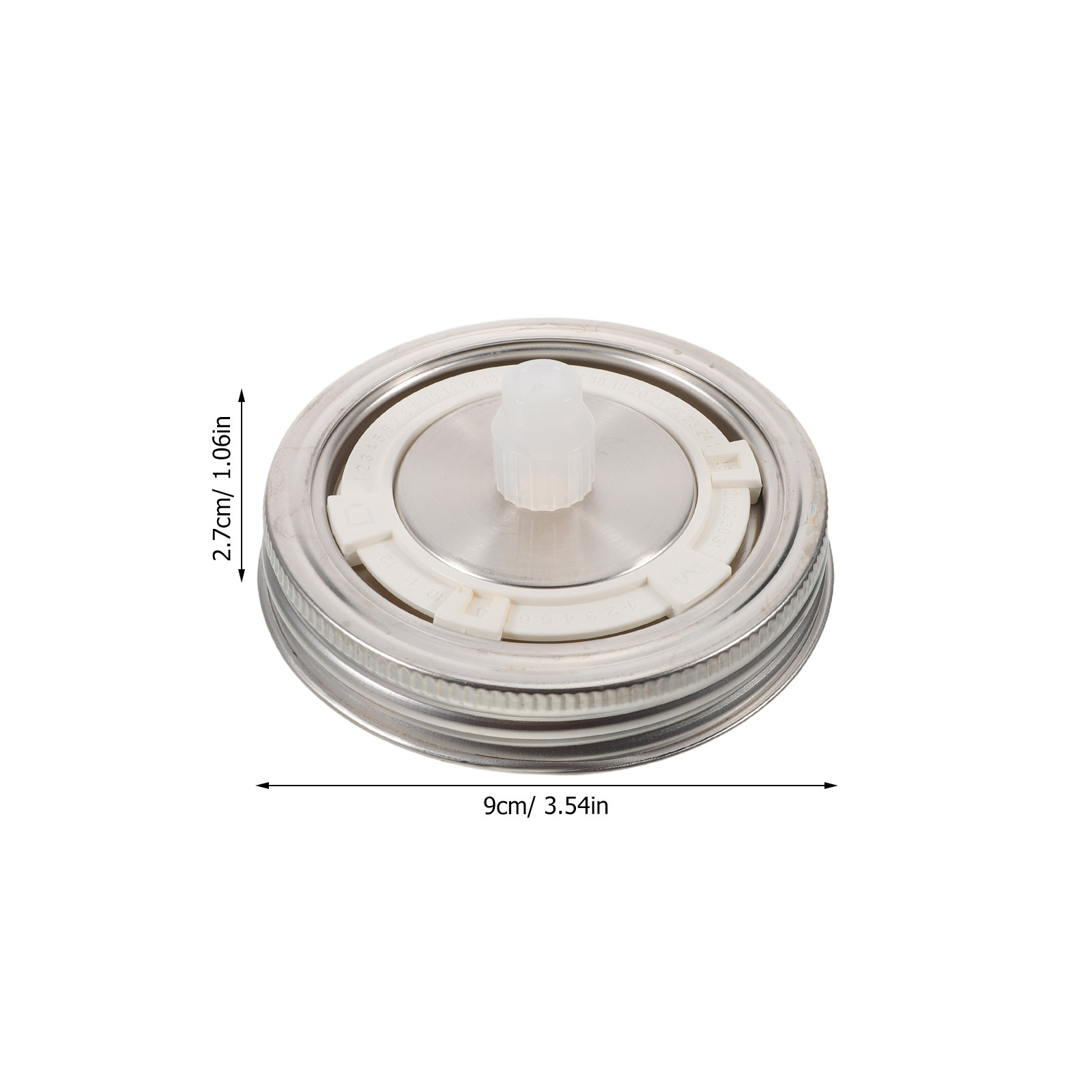2 Stuks Luchtsluis Gisting Dek - Mason Jar Wide Mouth recensie en prijs