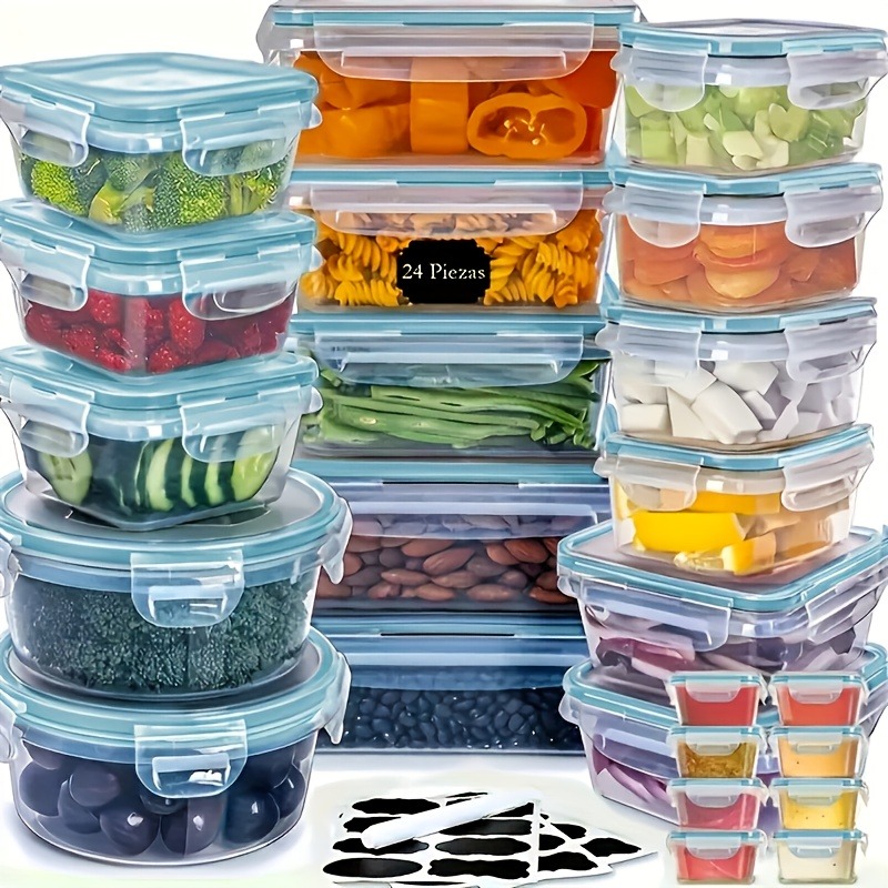 48-delige BPA-vrije voedselbew - Food Storage On Table recensie en prijs