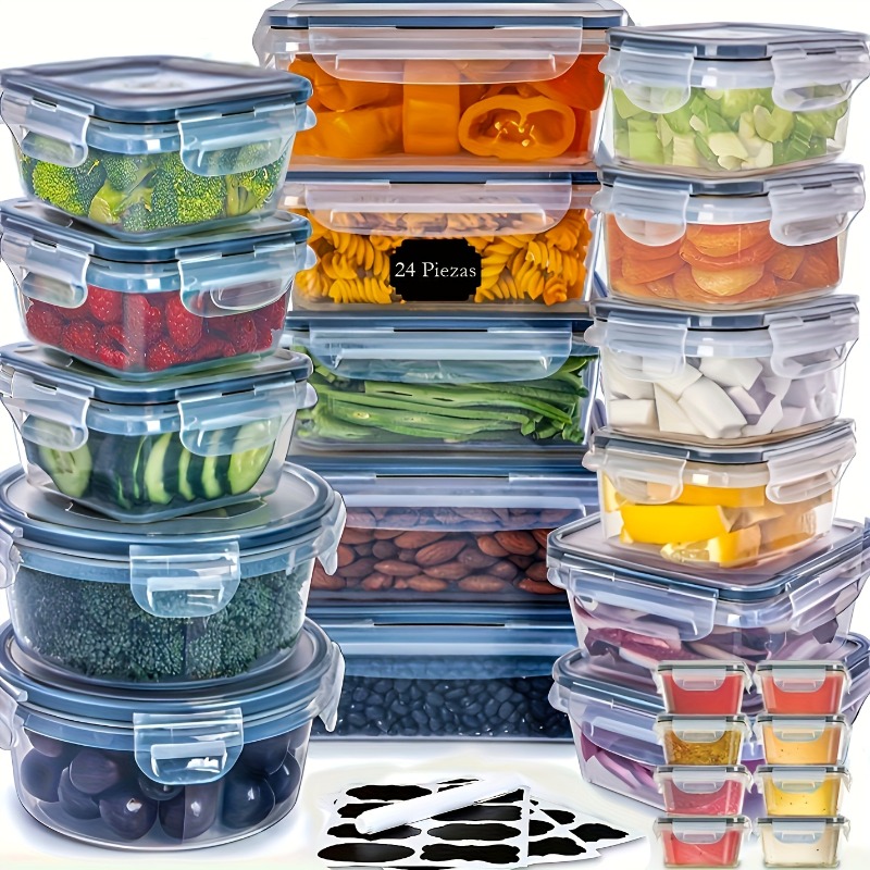 48-delige BPA-vrije voedselbew - Food Storage On Table recensie en prijs