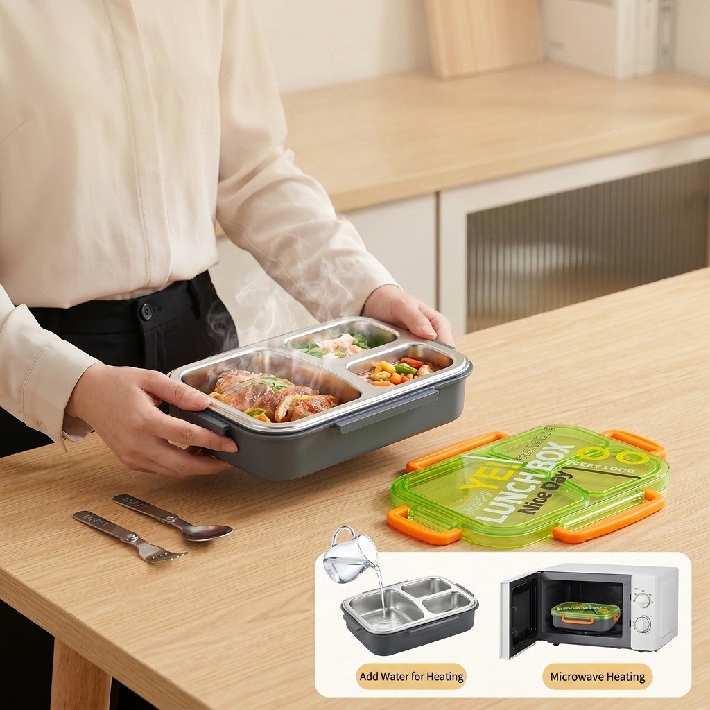 Microgolfbestendige 304 roestv - Food Storage Underground recensie en prijs