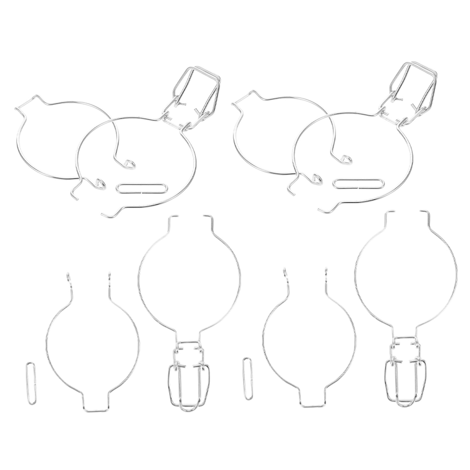 4 Stuks Rvs Afdichting Gespen  - Food Storage Jar Glass recensie en prijs