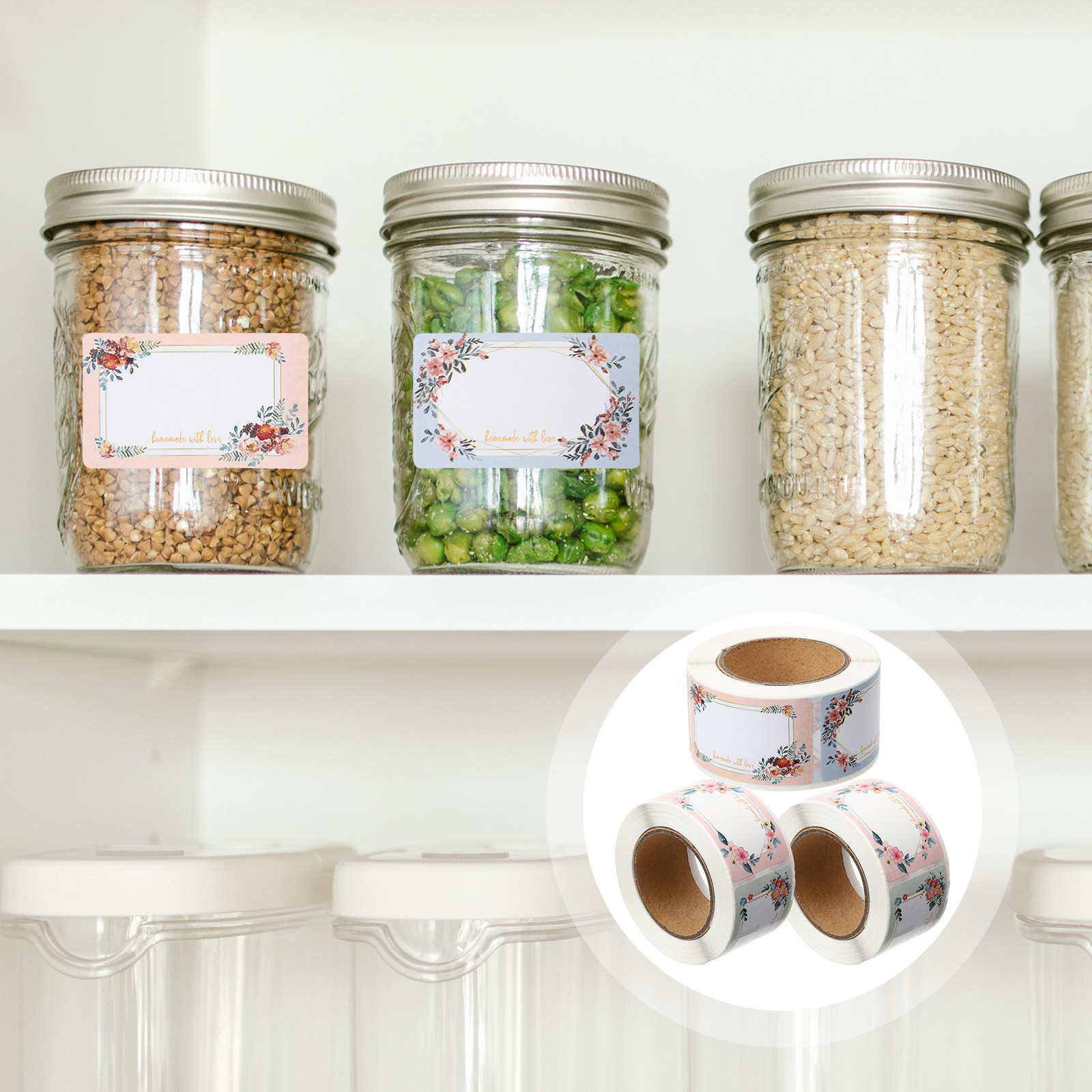 3 rollen bloemige blanco naams - Food Storage Expiration Dates recensie en prijs