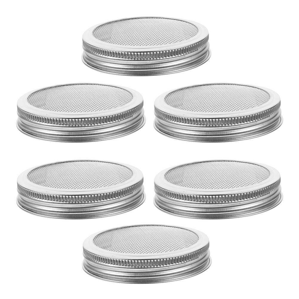 6 Stuks Roestvrijstalen Kiemen - Mason Jar Wide Mouth recensie en prijs