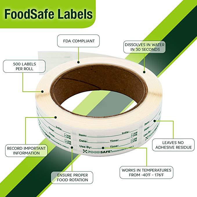 250 stks Voedsel Etiketten voo - Food Storage Expiration Dates recensie en prijs