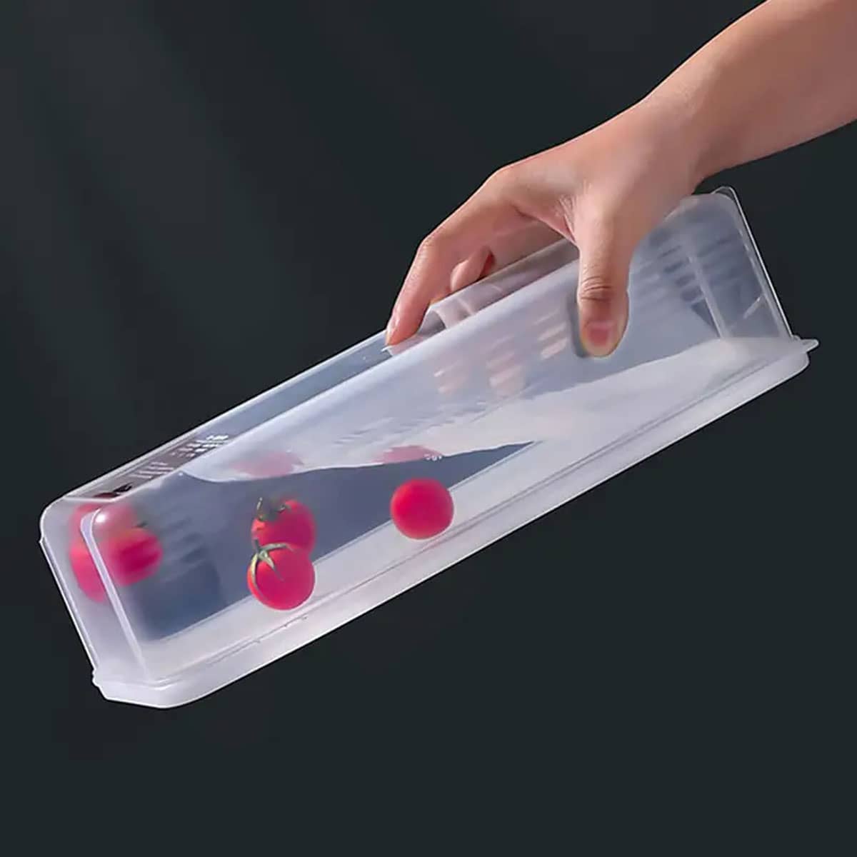 1 plastic transparante opbergd - Food Storage On Table recensie en prijs